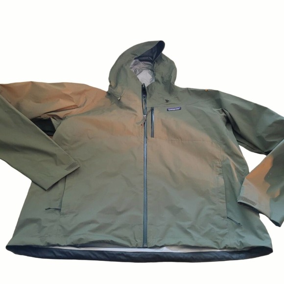 Patagonia Other - Patagonia Rainshadow Rain Jacket Men SZ XL Industrial Green Grey STYL 85115 RARE